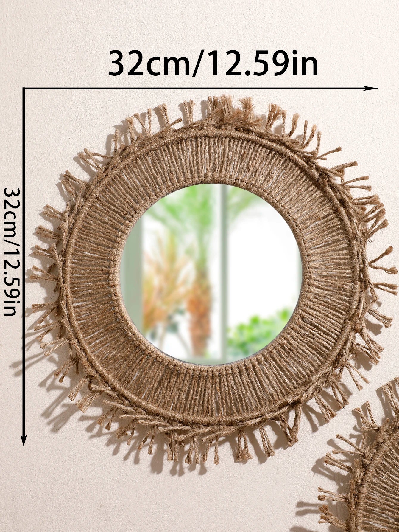 Macrame - Bob - Miroir - Mafrenesiedecoration
