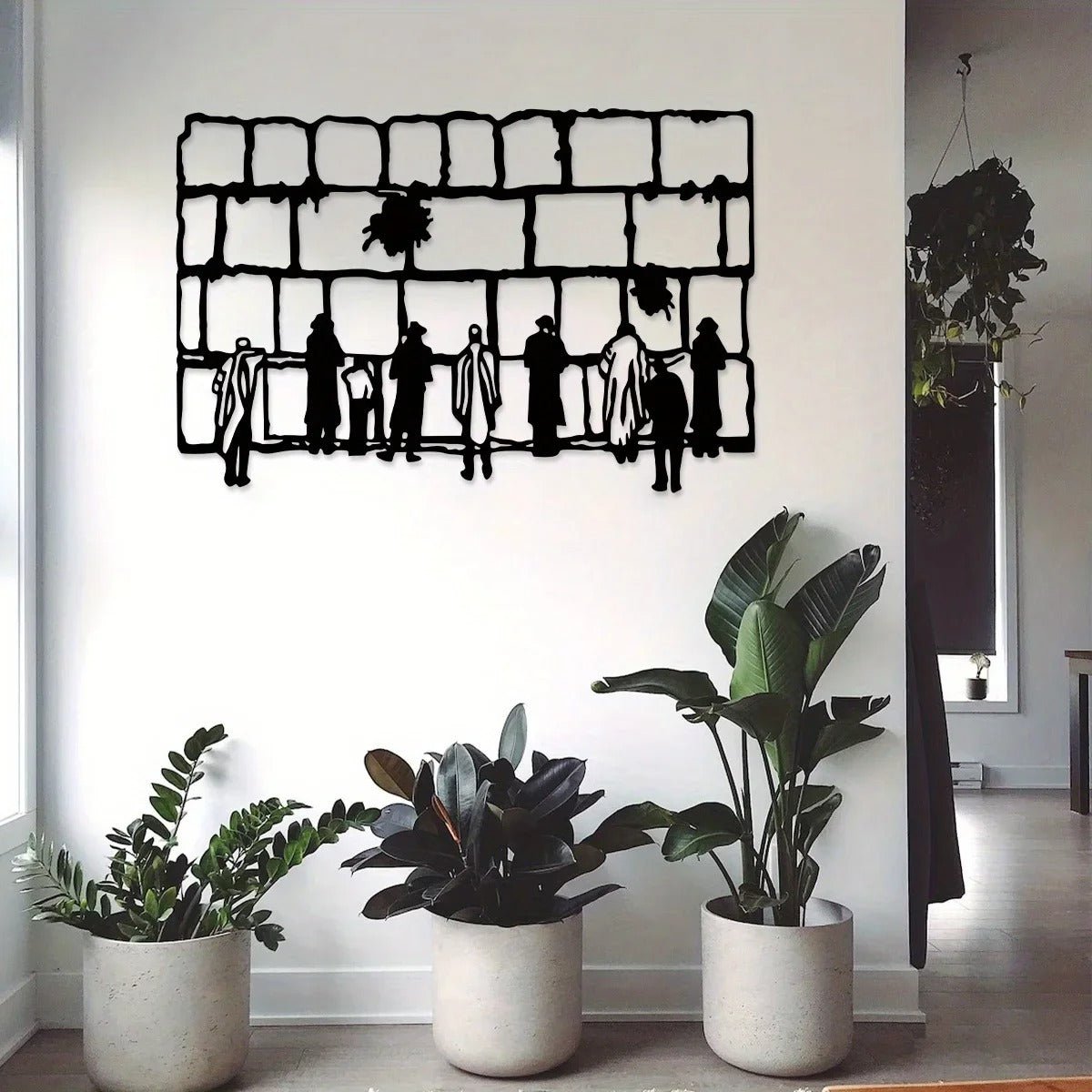 Decoration Murale pour Chambre noire moderne représentant le Mur des Lamentations.