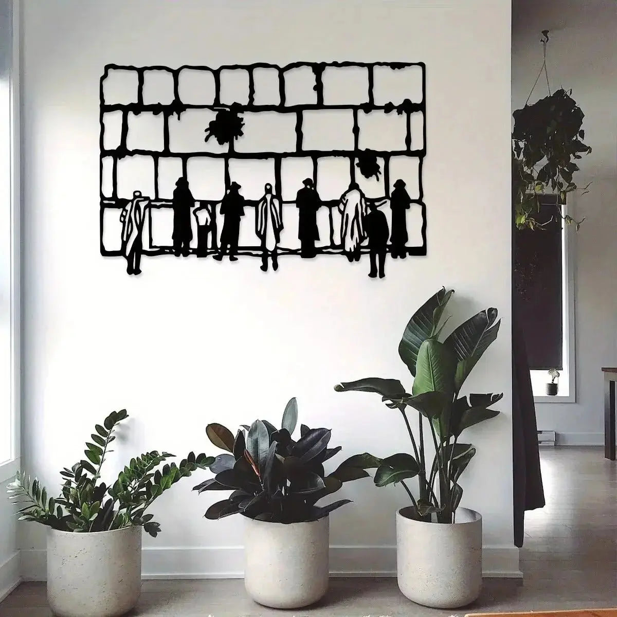 Decoration Murale pour Chambre noire moderne représentant le Mur des Lamentations.