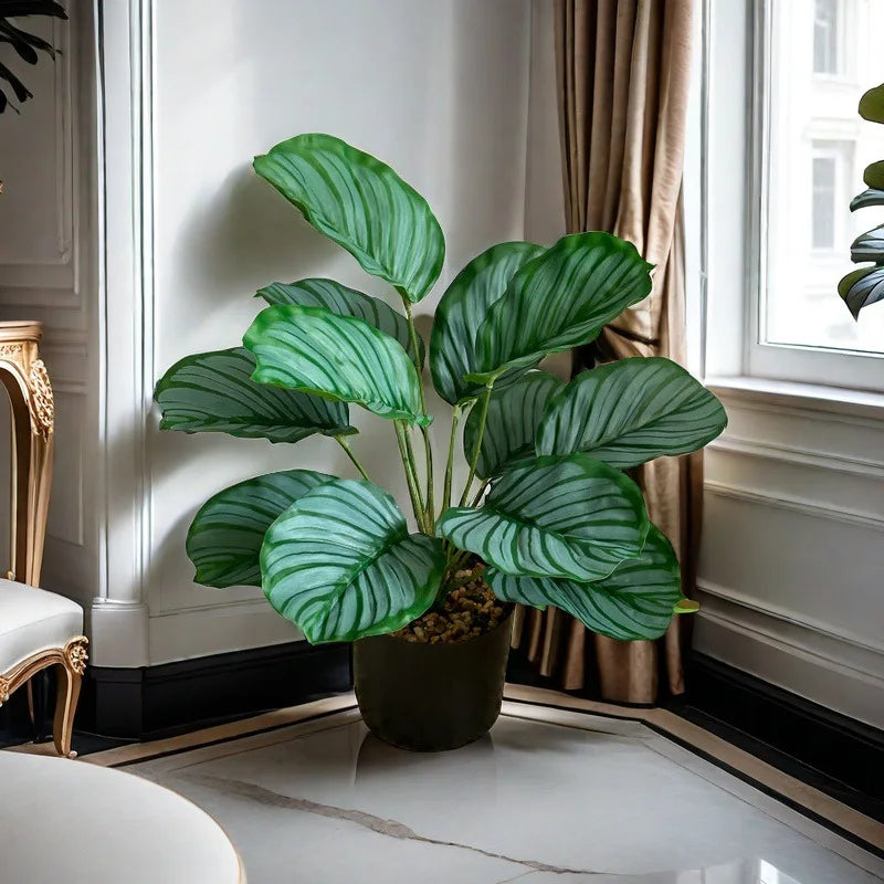 Plante artificielle extérieur-Frisson Feuillu