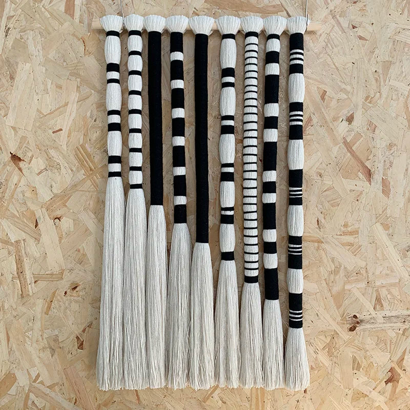 Rideau en macramé-Ligne Soleil