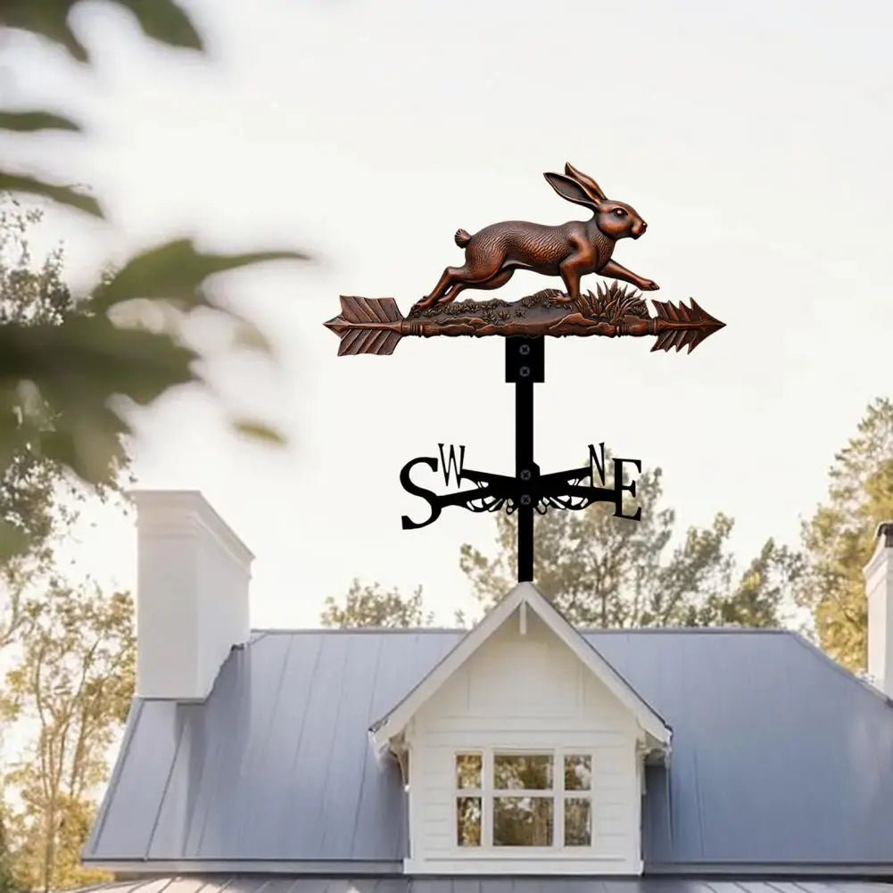 Girouette Métal Décorative - Animaux (Dinosaure, Cheval, Oiseau) - Mafrenesiedecoration