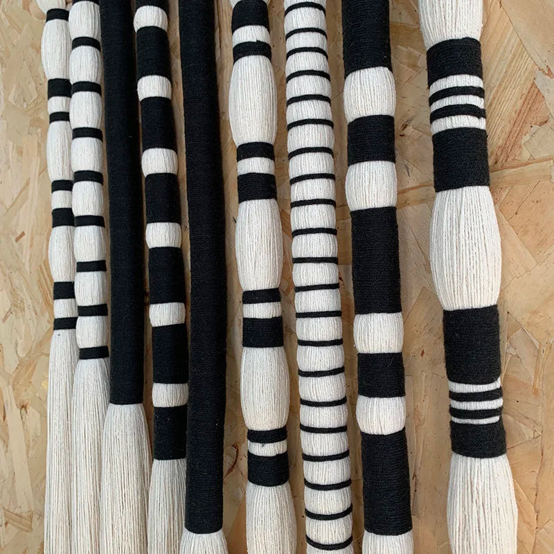 Rideau en macramé-Ligne Soleil