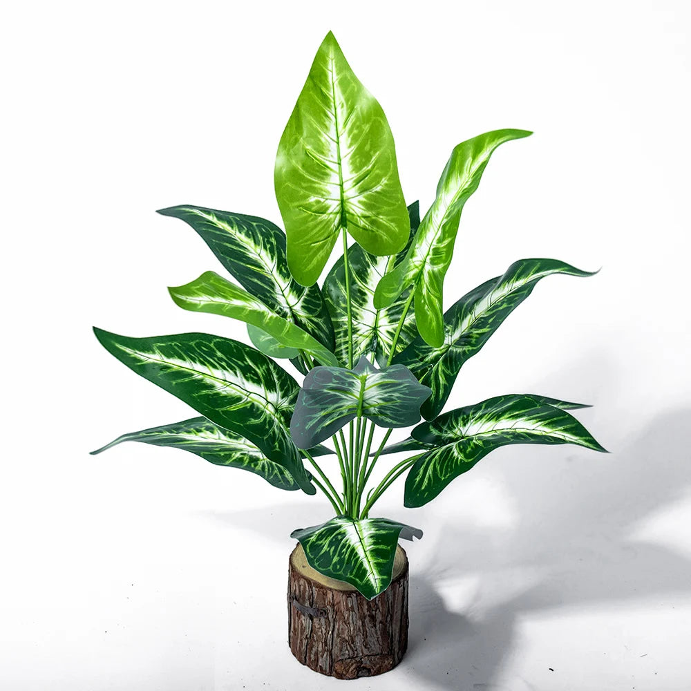 Plante artificielle extérieur-Frisson Feuillu