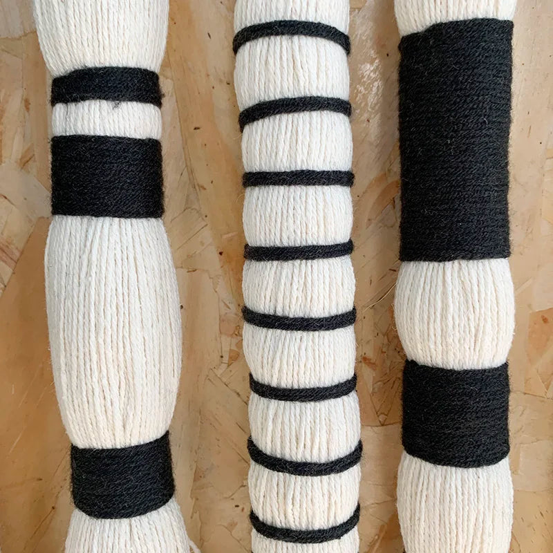 Rideau en macramé-Ligne Soleil