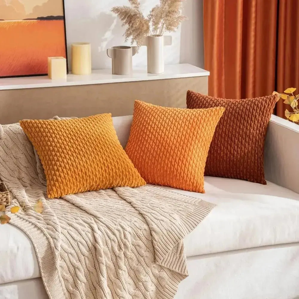 Coussin decoratif canape design boho rayures - coussin salon confortable
