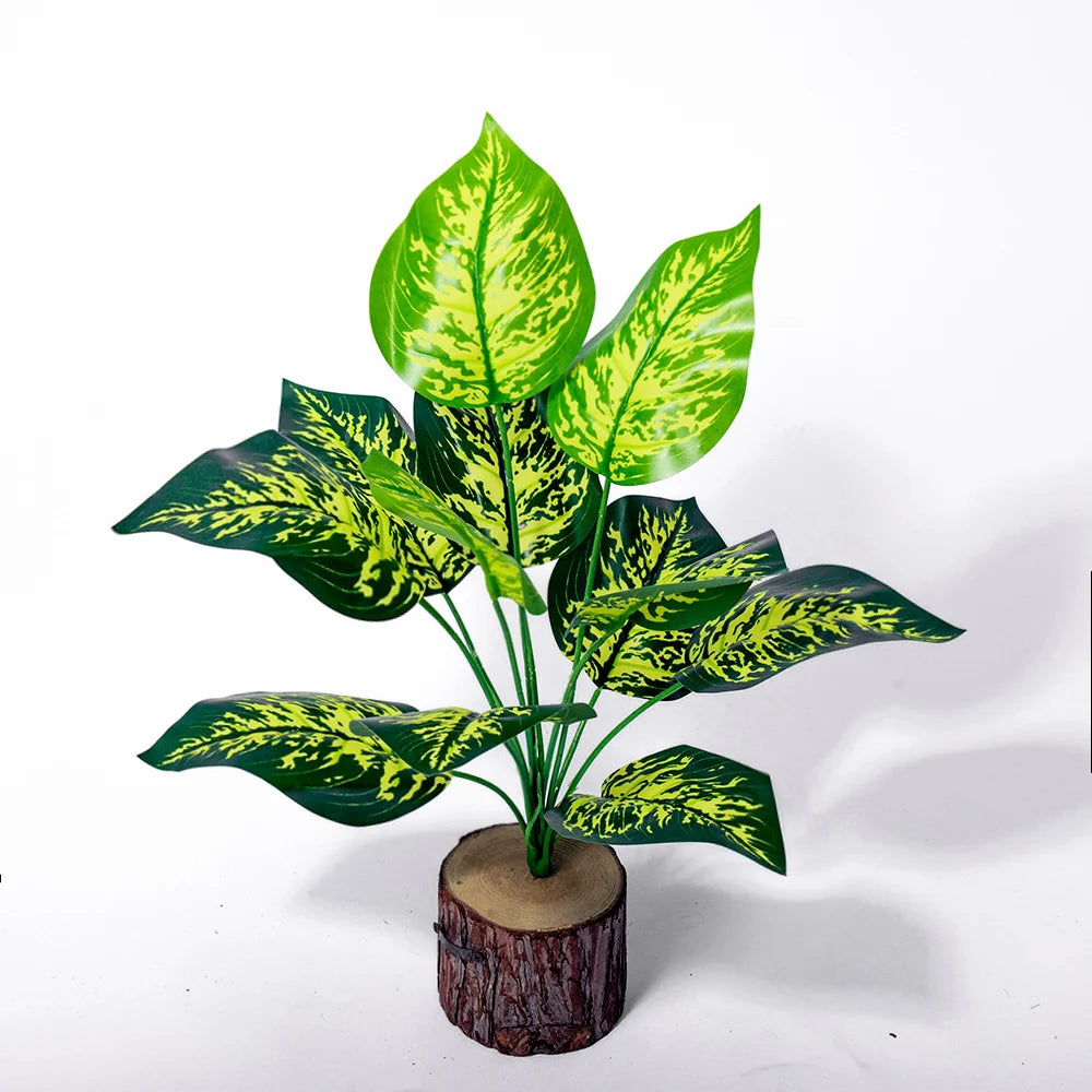 Plante artificielle extérieur-Frisson Feuillu