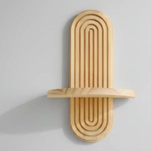 Etagere murale bois Arches Géométriques - Rangement Décoratif - Mafrenesiedecoration