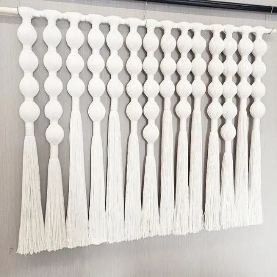 Rideau en macramé - Aura Noire - Mafrenesiedecoration