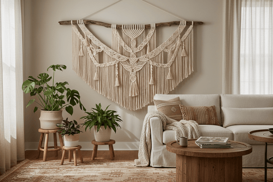 Décoration macramé : histoire, tendances et conseils pour sublimer votre intérieur - Mafrenesiedecoration