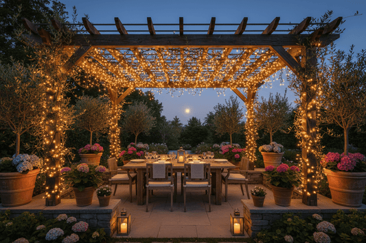 Guirlande solaire : créez une atmosphère féerique dans votre jardin sans consommer d'électricité - Mafrenesiedecoration