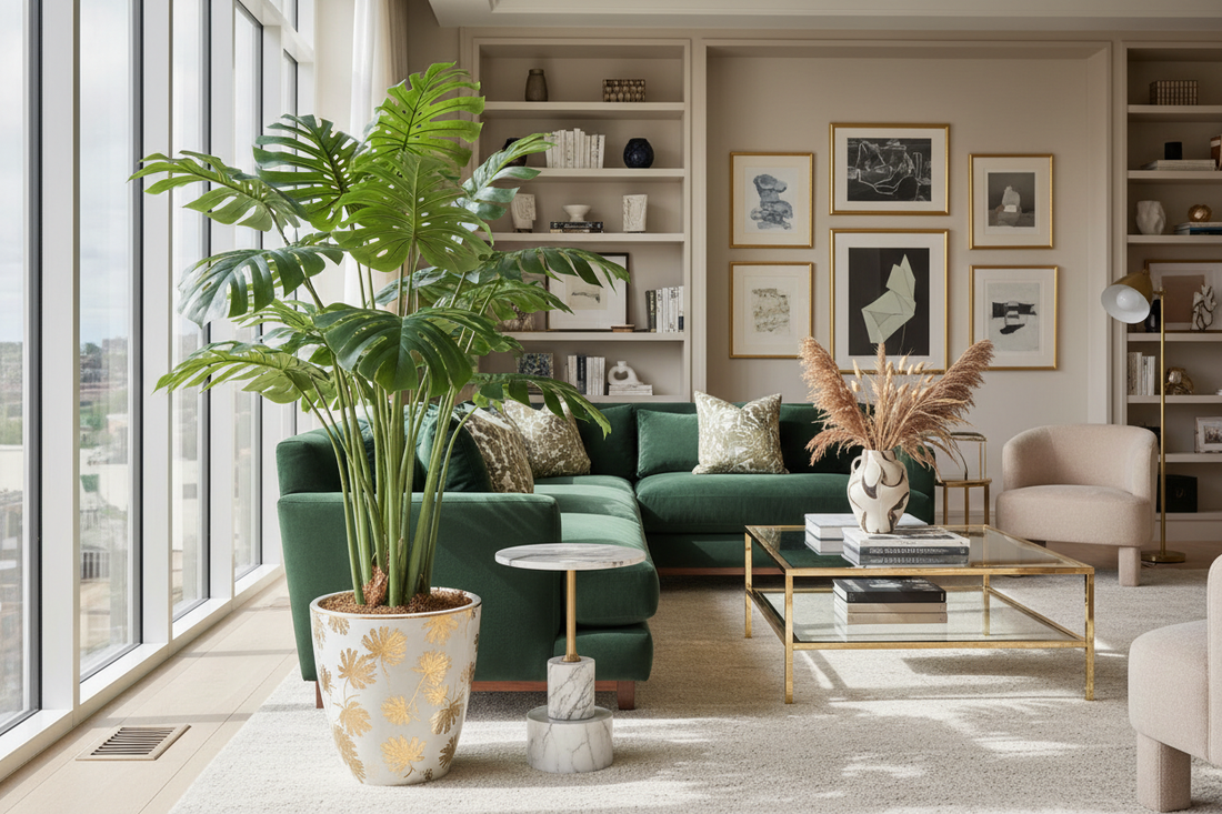 Monstera artificiel : pourquoi et comment l'intégrer dans votre décoration intérieure