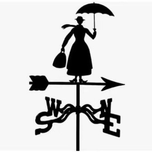 Girouette de jardin - Alice - Mafrenesiedecoration