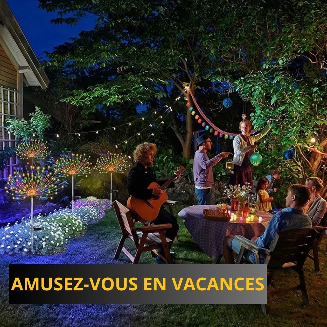 Lampes solaires décorative pour jardin/Feux-Light™ - Mafrenesiedecoration