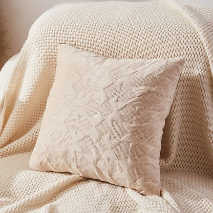 Coussin décoratif géométrique multicolore pour décoration intérieure bohème
