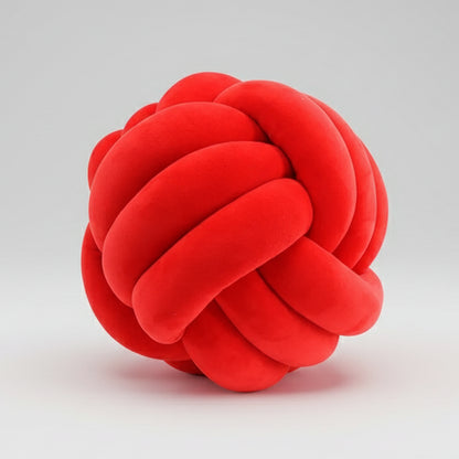 Coussin décoratif nœud dans salon cosy mise en scène