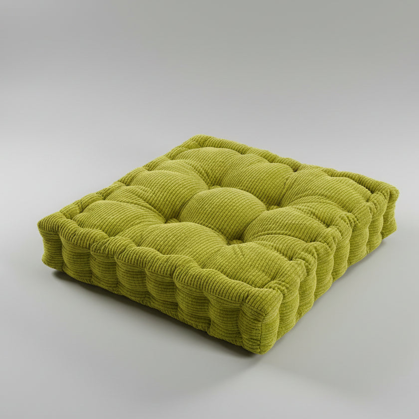 Coussin de chaise en velours respirant, garnissage mousse haute densité qui ne s'affaisse pas
