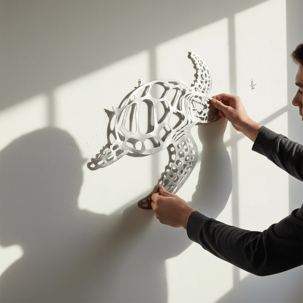 Décoration murale marine légère durable fixation murale simple