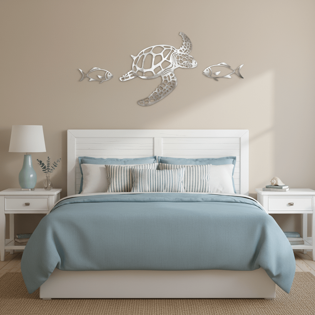 Décoration murale marine polyvalente pour intérieurs style bord de mer