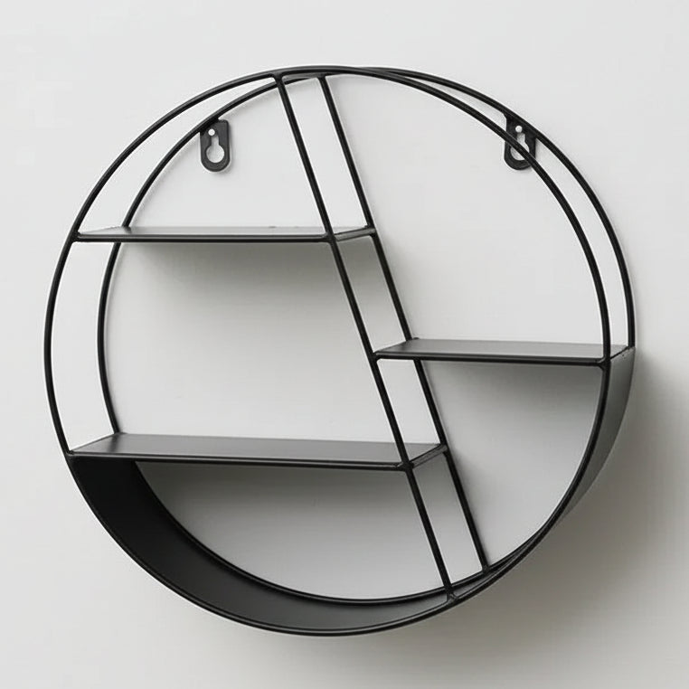 Détail construction métallique robuste étagère murale industrielle, finition tan bronze durable, matériaux qualité industrielle, cadre solide
