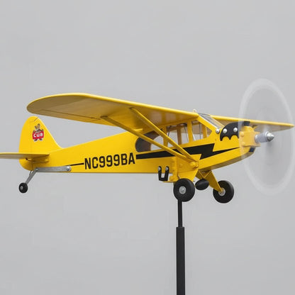 Weather Vane Wind Direction Compass Pipe Airplane Weathervane Windmill 3D Garden Decoration Windmill - Mafrenesiedecoration