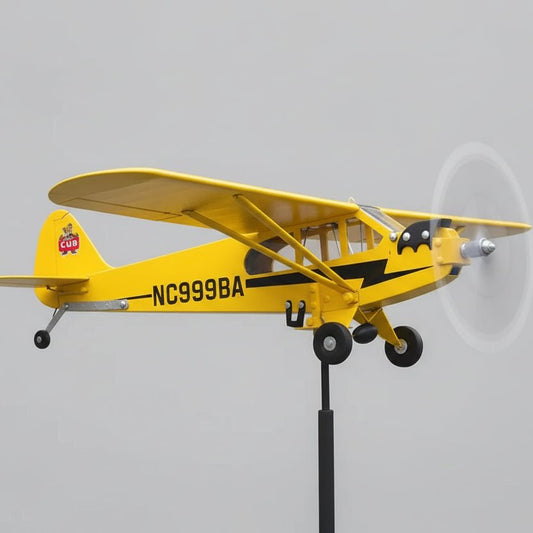 Weather Vane Wind Direction Compass Pipe Airplane Weathervane Windmill 3D Garden Decoration Windmill - Mafrenesiedecoration