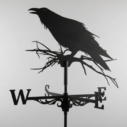 Girouette oiseaux artisanale européenne en métal montrant le savoir-faire traditionn