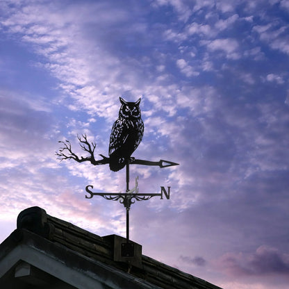 Girouette oiseau - Hibou - Mafrenesiedecoration