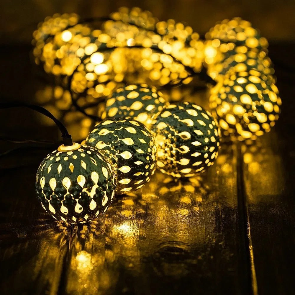 Guirlande lumineuse solaire style marocain | Cansol™