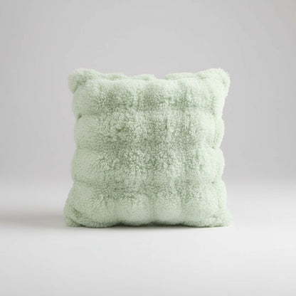 Housse coussin décorative motif géométrique gris pour salon contemporain
