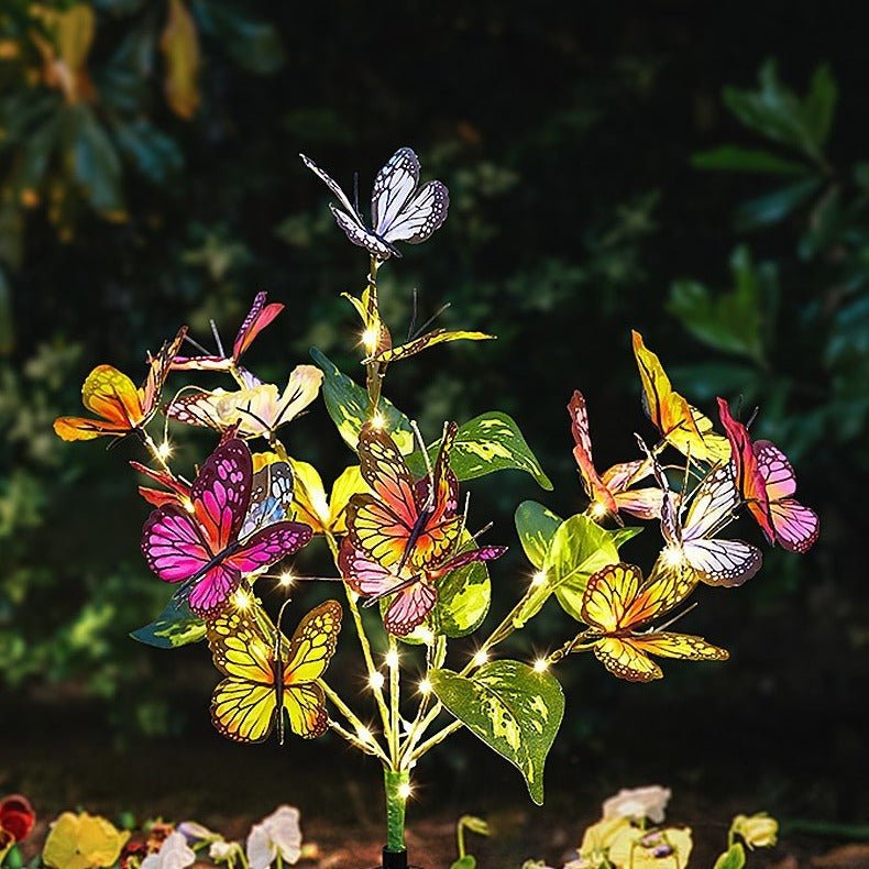 Jardin élégant crépuscule Décoration Jardin éclairage solaire atmosphère féerique sophistiquée