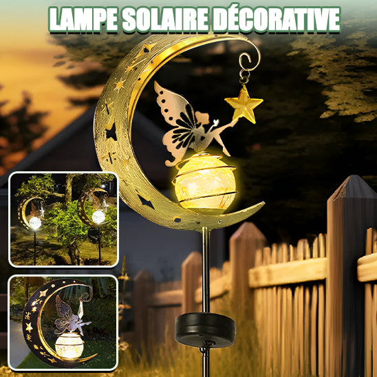 Lampe solaire pour extérieur forme de lune/LunaGlow