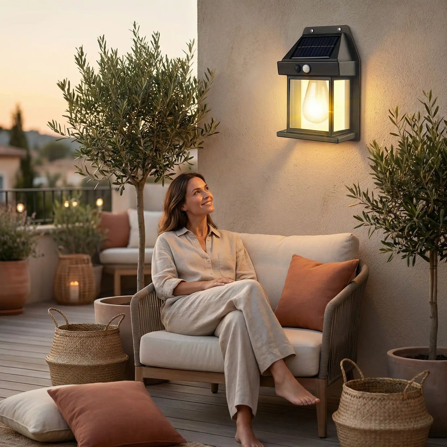 Lampe solaire jardin haut de gamme : éclairage intelligent pour votre extérieur