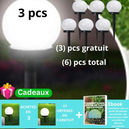 Lampe solaire jardin haut de gamme | Éclairage Infini - Mafrenesiedecoration