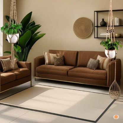 Macramé mural Nature – décoration murale bohème en corde naturelle fait main
