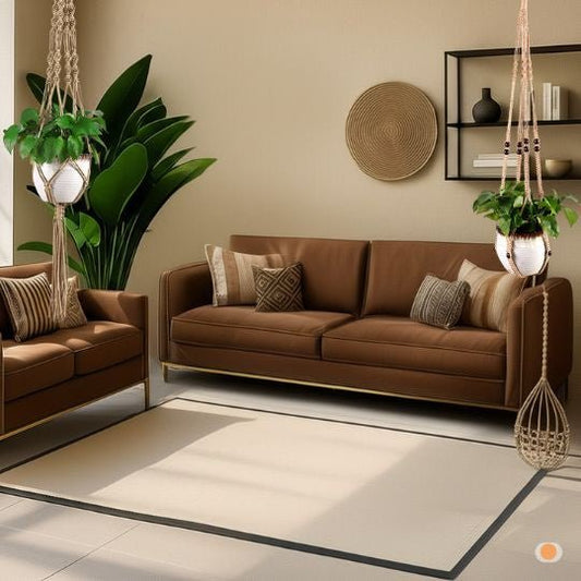 Macramé mural Nature – décoration murale bohème en corde naturelle fait main