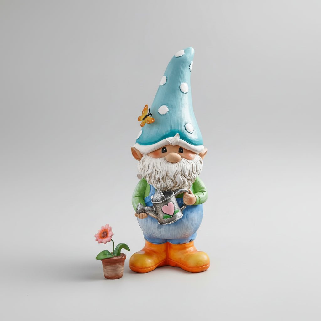 Nain de jardin femme , garçon dimensions 19cm taille compacte polyvalente stable