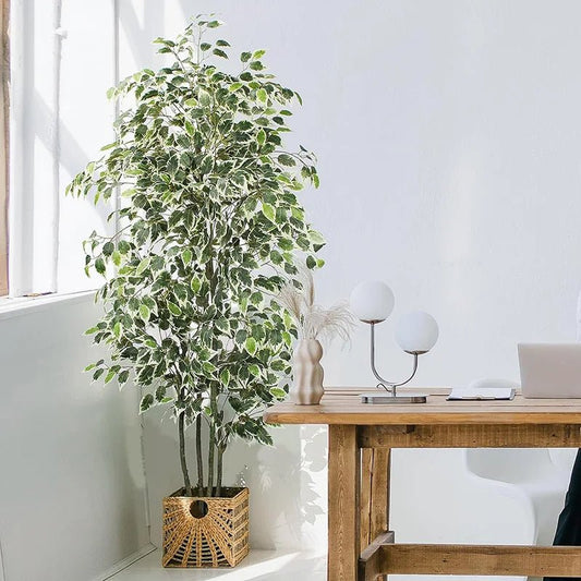 Ficus artificiel haut de gamme réaliste pour décoration intérieure