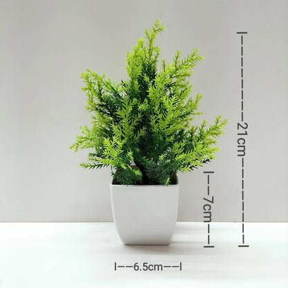 Plante verte artificielle-Mini Plantes