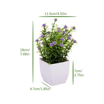 Plante verte artificielle-Mini Plantes