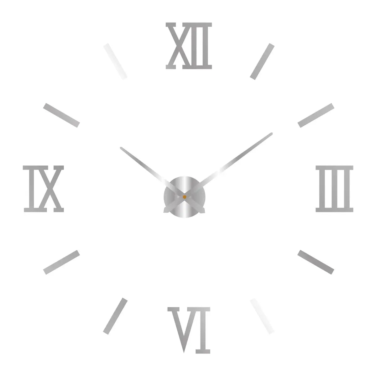 Horloge murale moderne 2023 en acrylique miroir, design 3D, quartz, pour décoration intérieure salon, marque Mafrenesiedecoration