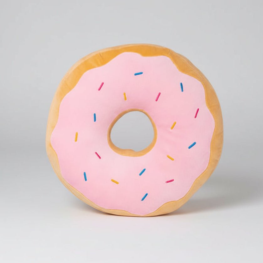 Gros coussin canapé donut multicolore - coussin décoratif salon chambre