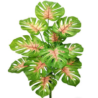 Plantes Artificielles Exterieur Haut de Gamme Monstera | Jungle Urbaine 15 Feuilles 83cm - Monstera - Mafrenesiedecoration