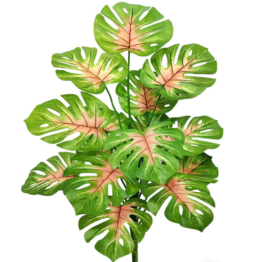 Plantes Artificielles Exterieur Haut de Gamme Monstera | Jungle Urbaine 15 Feuilles 83cm - Monstera - Mafrenesiedecoration