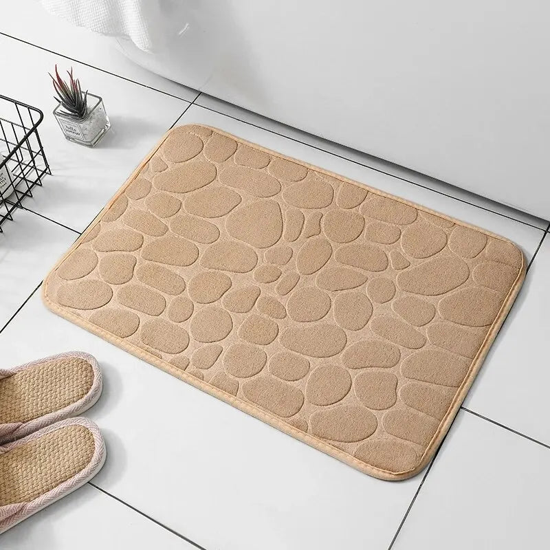 Tapis de bain en mousse à mémoire super absorbants/Tapis-Relief™ - Mafrenesiedecoration