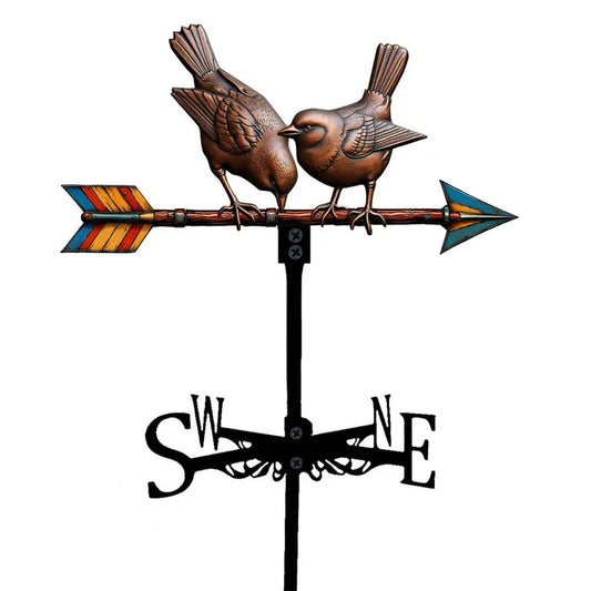 Girouette Métal Décorative - Animaux (Dinosaure, Cheval, Oiseau) - Mafrenesiedecoration