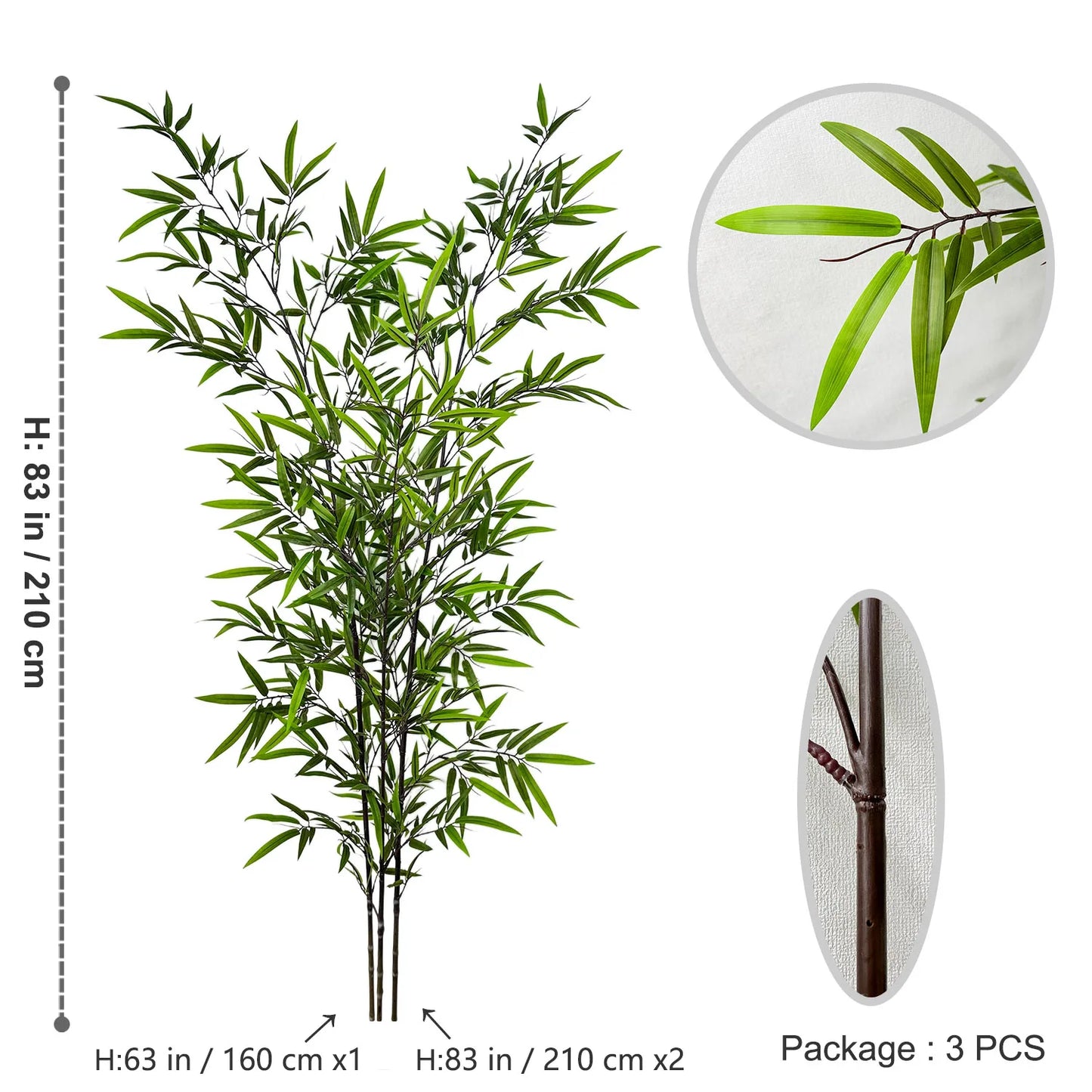 Plante artificielle -Bambou
