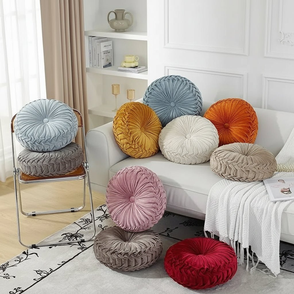 Gros coussin pour canapé | Velours Lombaire - Mafrenesiedecoration