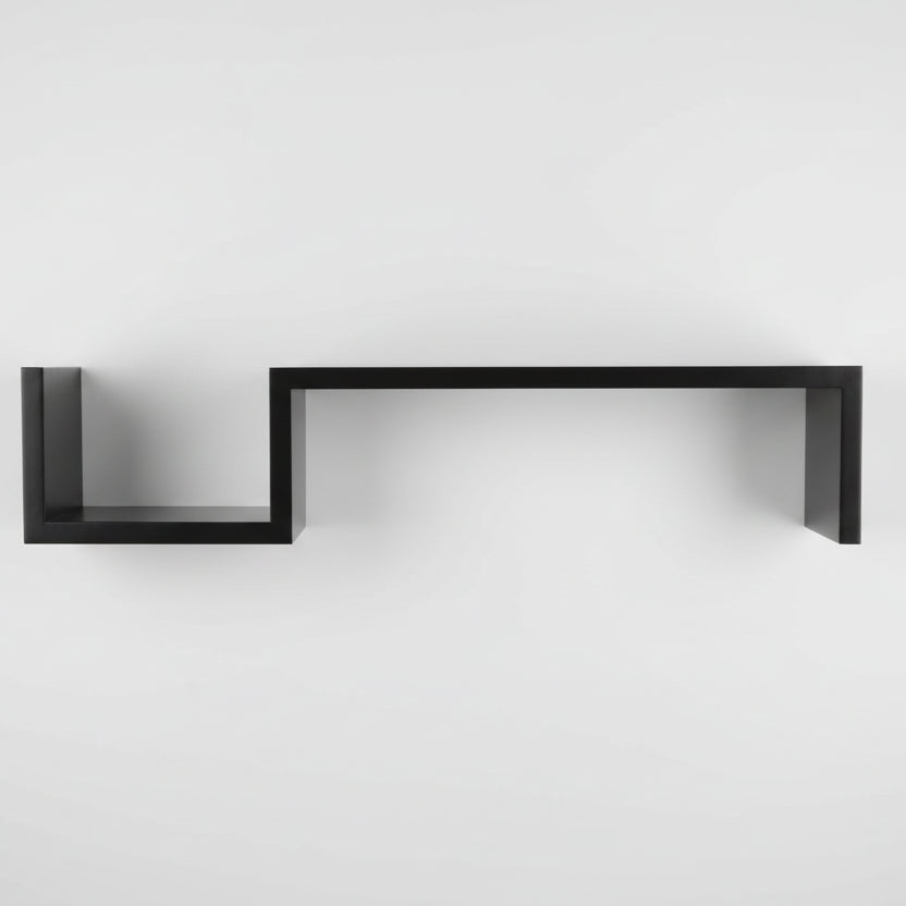 Etagere murale bois naturel - Forme S - Mafrenesiedecoration