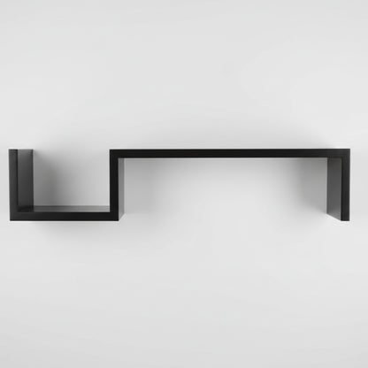 Etagere murale bois naturel - Forme S - Mafrenesiedecoration